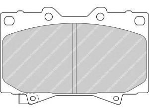 FERODO FDB1456 stabdžių trinkelių rinkinys, diskinis stabdys 
 Techninės priežiūros dalys -> Papildomas remontas
04465-60151, 04465-60190, 04465-60230