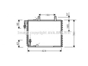 AVA QUALITY COOLING BW5147 kondensatorius, oro kondicionierius 
 Oro kondicionavimas -> Kondensatorius
64531371843, 64531375205, 64531375206