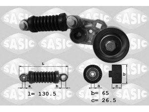 SASIC 1620076 diržo įtempiklis, V formos rumbuotas diržas 
 Diržinė pavara -> V formos rumbuotas diržas/komplektas -> Dirželio įtempiklis (įtempimo blokas)
575152, 575152