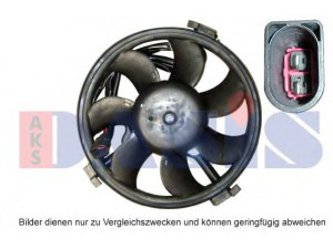 AKS DASIS 048700N ventiliatorius, radiatoriaus 
 Aušinimo sistema -> Oro aušinimas
8D0959455C