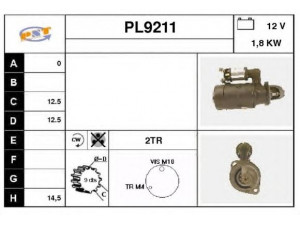 SNRA PL9211 starteris