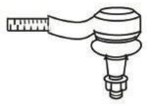 FRAP 1657 skersinės vairo trauklės galas 
 Vairavimas -> Vairo mechanizmo sujungimai
381740