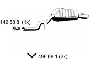 ERNST 244091 galinis duslintuvas
8E0 253 609 CH, 8E0 253 609 DD