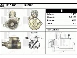 EDR 910101 starteris 
 Elektros įranga -> Starterio sistema -> Starteris
M2T46781, M2T46781ZE, 31100-63J00