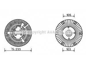 AVA QUALITY COOLING IVC102 sankaba, radiatoriaus ventiliatorius 
 Aušinimo sistema -> Radiatoriaus ventiliatorius
99487209