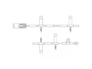 DELPHI LZ0165 įspėjimo kontaktų komplektas, stabdžių trinkelių susidėvėj. 
 Stabdžių sistema -> Susidėvėjimo indikatorius, stabdžių trinkelės
3435 6761 448, 3435 6761 448
