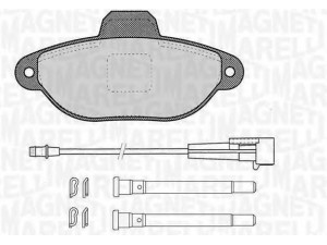 MAGNETI MARELLI 363916060455 stabdžių trinkelių rinkinys, diskinis stabdys 
 Techninės priežiūros dalys -> Papildomas remontas
77364635, 77365191, 77365306, 77365337