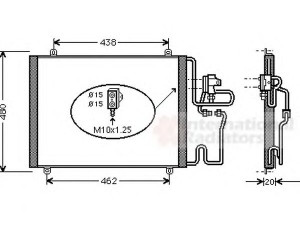 VAN WEZEL 43005204 kondensatorius, oro kondicionierius 
 Oro kondicionavimas -> Kondensatorius
7701205043, 7701205609