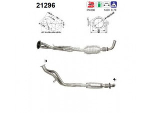 AS 21296 katalizatoriaus keitiklis 
 Išmetimo sistema -> Katalizatoriaus keitiklis
5854431, 858045, 858127, 858153