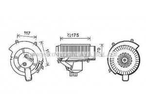 AVA QUALITY COOLING OL8646 elektrovariklis, vidinis pūtiklis 
 Šildymas / vėdinimas -> Orpūtė/dalys
13214733, 13333050, 1845070, 1845071