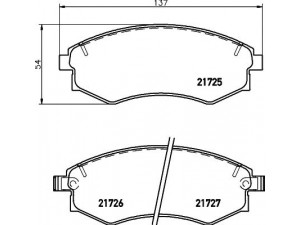 HELLA PAGID 8DB 355 012-161 stabdžių trinkelių rinkinys, diskinis stabdys 
 Techninės priežiūros dalys -> Papildomas remontas
4813008050, 4813008150, 4813008151