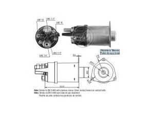 ERA 227595 solenoidinis jungiklis, starteris