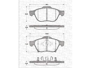 MAGNETI MARELLI 363702161176 stabdžių trinkelių rinkinys, diskinis stabdys 
 Techninės priežiūros dalys -> Papildomas remontas
0446505050, 0446505070, 0446505080