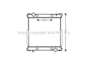 AVA QUALITY COOLING IV2088 radiatorius, variklio aušinimas 
 Aušinimo sistema -> Radiatorius/alyvos aušintuvas -> Radiatorius/dalys
500361629