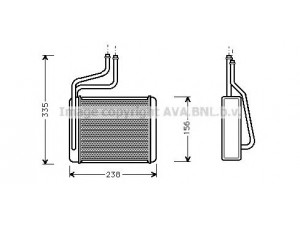 AVA QUALITY COOLING FD6286 šilumokaitis, salono šildymas 
 Šildymas / vėdinimas -> Šilumokaitis
1114283, 1S7H18476AA, 3016497, 3349997