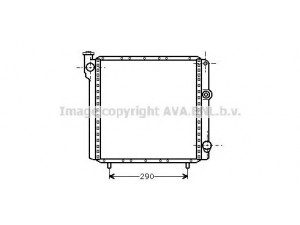 AVA QUALITY COOLING RT2040 radiatorius, variklio aušinimas 
 Aušinimo sistema -> Radiatorius/alyvos aušintuvas -> Radiatorius/dalys
7700759196