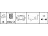 HELLA 6ZT 007 801-051 temperatūros jungiklis, radiatoriaus ventiliatorius 
 Aušinimo sistema -> Siuntimo blokas, aušinimo skysčio temperatūra
1264 26, 1264 37, 1264.40, 96.138.637