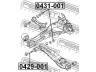 FEBEST 0429-001 išvirtimo reguliavimo varžtas 
 Ašies montavimas/vairavimo mechanizmas/ratai -> Montavimas, pakabos statramstis
MB809335, MR333373