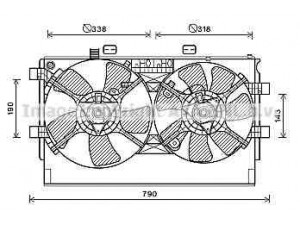 AVA QUALITY COOLING MT7530 ventiliatorius, radiatoriaus 
 Aušinimo sistema -> Oro aušinimas
1355A087, 1355A093, 1355A095, 1355A131