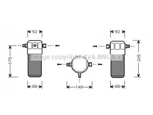 AVA QUALITY COOLING AID032 džiovintuvas, oro kondicionierius 
 Oro kondicionavimas -> Džiovintuvas
8A0820191B