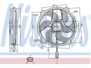 NISSENS 85561 ventiliatorius, radiatoriaus 
 Aušinimo sistema -> Oro aušinimas
1253.G7, 1253K2, 1253.G7, 1253K2