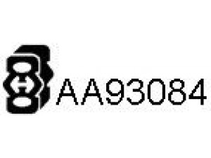 VENEPORTE AA93084 guminė juosta, išmetimo sistema 
 Išmetimo sistema -> Surinkimo dalys -> Atskiros surinkimo dalys -> Guminė juosta
533253147