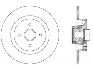 OPEN PARTS BDA2511.30 stabdžių diskas 
 Stabdžių sistema -> Diskinis stabdys -> Stabdžių diskas
7701208230