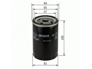 BOSCH 0 986 452 023 alyvos filtras 
 Techninės priežiūros dalys -> Techninės priežiūros intervalai
035 115 561G, 05203 217, 5203217