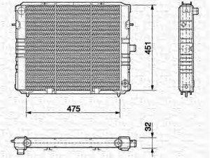 MAGNETI MARELLI 350213577000 radiatorius, variklio aušinimas 
 Aušinimo sistema -> Radiatorius/alyvos aušintuvas -> Radiatorius/dalys
1302052, 1302052