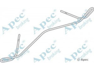 APEC braking KIT558 priedų komplektas, stabdžių trinkelė 
 Stabdžių sistema -> Būgninis stabdys -> Dalys/priedai