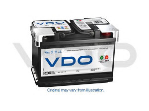 VDO A2C59520010E starterio akumuliatorius; starterio akumuliatorius 
 Elektros įranga -> Akumuliatorius