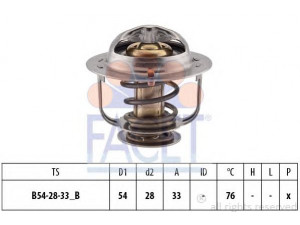 FACET 7.8400S termostatas, aušinimo skystis 
 Aušinimo sistema -> Termostatas/tarpiklis -> Thermostat
1 953 231, 1 961 674, 21200-0C810