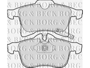 BORG & BECK BBP1875 stabdžių trinkelių rinkinys, diskinis stabdys 
 Techninės priežiūros dalys -> Papildomas remontas
09192157, 09195064, 1605080, 1605099