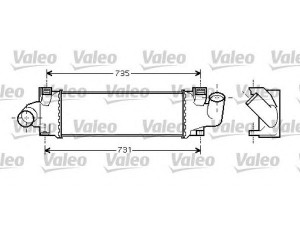 VALEO 818717 tarpinis suslėgto oro aušintuvas, kompresorius 
 Variklis -> Oro tiekimas -> Įkrovos agregatas (turbo/superįkrova) -> Tarpinis suslėgto oro aušintuvas
1231015, 1316496, 1353523, 1421281