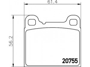 HELLA 8DB 355 008-801 stabdžių trinkelių rinkinys, diskinis stabdys 
 Techninės priežiūros dalys -> Papildomas remontas
2713360, 270166, 271336, 271477