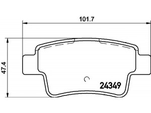 HELLA PAGID 8DB 355 012-391 stabdžių trinkelių rinkinys, diskinis stabdys 
 Techninės priežiūros dalys -> Papildomas remontas
50902169, 71770022, 71773144, 77363959