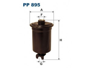 FILTRON PP895 kuro filtras 
 Techninės priežiūros dalys -> Papildomas remontas
FS30, FS77, M303010, M303013, M303018
