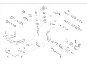 DELPHI VW-09035-F rato pakaba 
 Ašies montavimas/vairavimo mechanizmas/ratai -> Prekių paieška pagal schemą