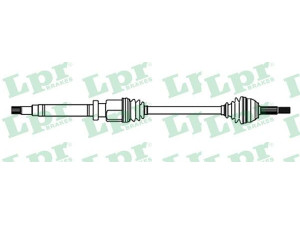 LPR DS52220 kardaninis velenas 
 Ratų pavara -> Kardaninis velenas
1C153B436CE, 1C153B436CF