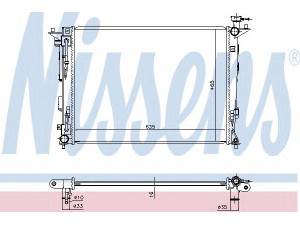NISSENS 675018 radiatorius, variklio aušinimas 
 Aušinimo sistema -> Radiatorius/alyvos aušintuvas -> Radiatorius/dalys
253102Y500, 253102Y501, 253102Y500