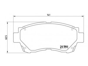 BREMBO P 83 027 stabdžių trinkelių rinkinys, diskinis stabdys 
 Techninės priežiūros dalys -> Papildomas remontas
0446520260, 0446520590, 0446530080