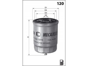 MECAFILTER ELG5204 kuro filtras 
 Techninės priežiūros dalys -> Papildomas remontas
45310071A, 1772175143, 2175143