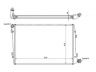 NRF 53814 radiatorius, variklio aušinimas 
 Aušinimo sistema -> Radiatorius/alyvos aušintuvas -> Radiatorius/dalys
1K0121251AL, 1K0121251AN, 1K0121251BL