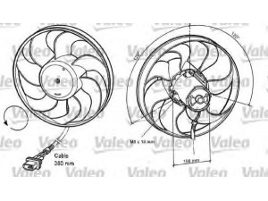 VALEO 698372 ventiliatorius, radiatoriaus 
 Aušinimo sistema -> Oro aušinimas
1J0959455F, 1J0959455F, 1J0959455F