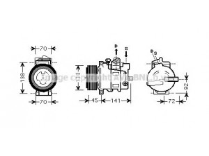 AVA QUALITY COOLING MSK433 kompresorius, oro kondicionierius 
 Oro kondicionavimas -> Kompresorius/dalys
0022301911