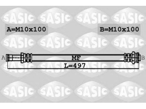 SASIC 6606014 stabdžių žarnelė 
 Stabdžių sistema -> Stabdžių žarnelės
7335771, 7M0611701D, 7M0611701D
