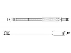 CEF 512772 stabdžių žarnelė 
 Stabdžių sistema -> Stabdžių žarnelės
9064280635