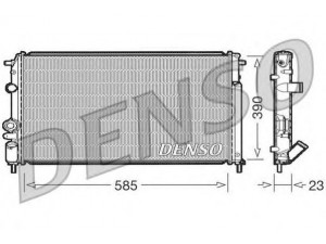 DENSO DRM23053 radiatorius, variklio aušinimas 
 Aušinimo sistema -> Radiatorius/alyvos aušintuvas -> Radiatorius/dalys
7700425842