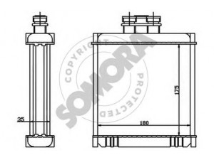 SOMORA 355450 šilumokaitis, salono šildymas 
 Šildymas / vėdinimas -> Šilumokaitis
6Q0819031