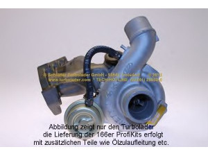 SCHLÜTTER TURBOLADER 166-00615 kompresorius, įkrovimo sistema 
 Išmetimo sistema -> Turbokompresorius